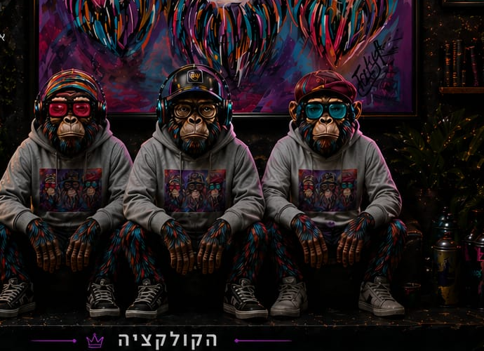 Master Apes — three apes character group